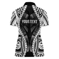 Personalised Remember Samoa Black Saturday Women Polo Shirt Samoa Mo Samoa LT05 - Polynesian Pride