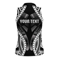 Personalised Remember Samoa Black Saturday Women Sleeveless Polo Shirt Samoa Mo Samoa LT05 - Polynesian Pride