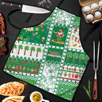 Norfolk Island Christmas Apron Festive Beach Vibes - Polynesian Pride
