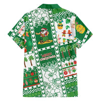 Norfolk Island Christmas Family Matching Short Sleeve Bodycon Dress and Hawaiian Shirt Festive Beach Vibes - Polynesian Pride