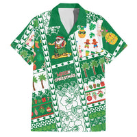 Norfolk Island Christmas Family Matching Summer Maxi Dress and Hawaiian Shirt Festive Beach Vibes - Polynesian Pride