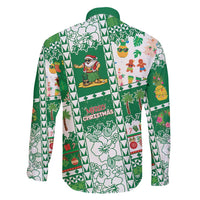 Norfolk Island Christmas Family Matching Tank Maxi Dress and Hawaiian Shirt Festive Beach Vibes - Polynesian Pride