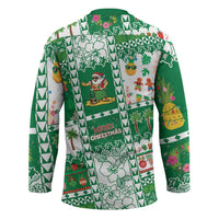 Norfolk Island Christmas Hockey Jersey Festive Beach Vibes LT05 - Polynesian Pride