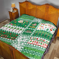 Norfolk Island Christmas Quilt Festive Beach Vibes - Polynesian Pride
