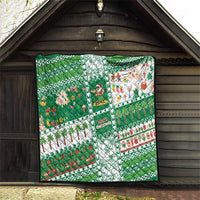 Norfolk Island Christmas Quilt Festive Beach Vibes - Polynesian Pride