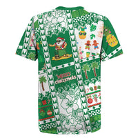 Norfolk Island Christmas Rugby Jersey Festive Beach Vibes LT05 - Polynesian Pride