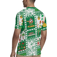 Norfolk Island Christmas Rugby Jersey Festive Beach Vibes LT05 - Polynesian Pride
