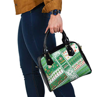 Norfolk Island Christmas Shoulder Handbag Festive Beach Vibes - Polynesian Pride
