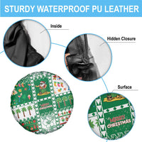 Norfolk Island Christmas Spare Tire Cover Festive Beach Vibes - Polynesian Pride