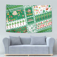 Norfolk Island Christmas Tapestry Festive Beach Vibes - Polynesian Pride
