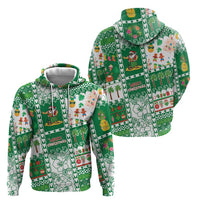 Norfolk Island Christmas Zip Hoodie Festive Beach Vibes LT05 - Polynesian Pride