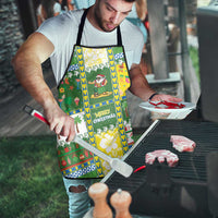 Pitcairn Islands Christmas Apron Festive Beach Vibes - Polynesian Pride