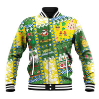 Pitcairn Islands Christmas Baseball Jacket Festive Beach Vibes LT05 Unisex Colorful - Polynesian Pride