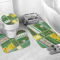 Pitcairn Islands Christmas Bathroom Set Festive Beach Vibes - Polynesian Pride