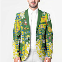 Pitcairn Islands Christmas Blazer Festive Beach Vibes - Polynesian Pride