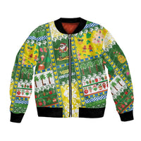 Pitcairn Islands Christmas Bomber Jacket Festive Beach Vibes LT05 Unisex Colorful - Polynesian Pride