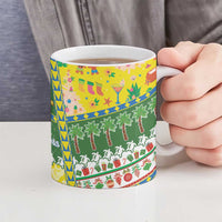 Pitcairn Islands Christmas Ceramic Mug Festive Beach Vibes - Polynesian Pride