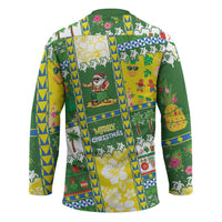 Pitcairn Islands Christmas Hockey Jersey Festive Beach Vibes LT05 - Polynesian Pride