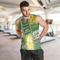 Pitcairn Islands Christmas Men Tank Top Festive Beach Vibes LT05 Colorful - Polynesian Pride