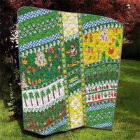 Pitcairn Islands Christmas Quilt Festive Beach Vibes - Polynesian Pride
