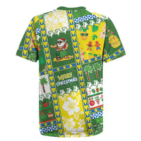 Pitcairn Islands Christmas Rugby Jersey Festive Beach Vibes LT05 - Polynesian Pride