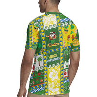Pitcairn Islands Christmas Rugby Jersey Festive Beach Vibes LT05 - Polynesian Pride