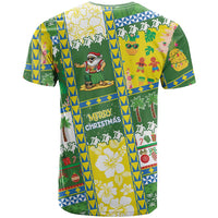 Pitcairn Islands Christmas T Shirt Festive Beach Vibes LT05 - Polynesian Pride