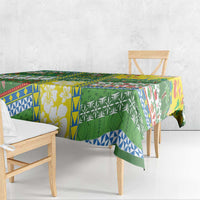 Pitcairn Islands Christmas Tablecloth Festive Beach Vibes - Polynesian Pride