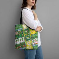 Pitcairn Islands Christmas Tote Bag Festive Beach Vibes - Polynesian Pride