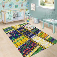 Tokelau Christmas Area Rug Festive Beach Vibes - Polynesian Pride