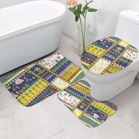 Tokelau Christmas Bathroom Set Festive Beach Vibes - Polynesian Pride