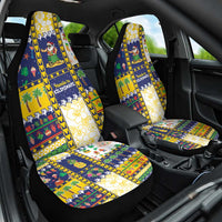 Tokelau Christmas Car Seat Cover Festive Beach Vibes - Polynesian Pride