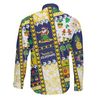 Tokelau Christmas Family Matching Off Shoulder Short Dress and Hawaiian Shirt Festive Beach Vibes - Polynesian Pride