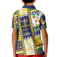 Tokelau Christmas Kid Polo Shirt Festive Beach Vibes LT05 - Polynesian Pride