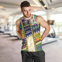 Tokelau Christmas Men Tank Top Festive Beach Vibes LT05 Colorful - Polynesian Pride