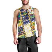 Tokelau Christmas Men Tank Top Festive Beach Vibes LT05 - Polynesian Pride