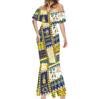 Tokelau Christmas Mermaid Dress Festive Beach Vibes LT05 - Polynesian Pride