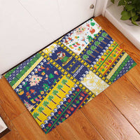 Tokelau Christmas Rubber Doormat Festive Beach Vibes LT05 - Polynesian Pride