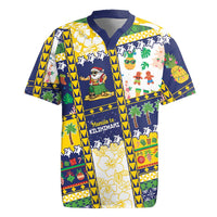 Tokelau Christmas Rugby Jersey Festive Beach Vibes LT05 Colorful - Polynesian Pride