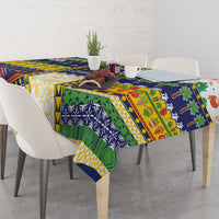 Tokelau Christmas Tablecloth Festive Beach Vibes LT05 - Polynesian Pride