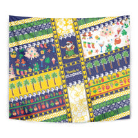 Tokelau Christmas Tapestry Festive Beach Vibes - Polynesian Pride