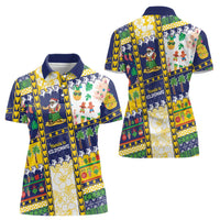 Tokelau Christmas Women Polo Shirt Festive Beach Vibes LT05 - Polynesian Pride
