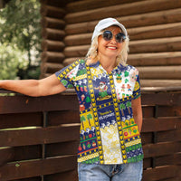 Tokelau Christmas Women Polo Shirt Festive Beach Vibes LT05 - Polynesian Pride