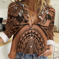 Polynesia Maui Tattoo Inspired Cosplay Costume Women Casual Shirt
