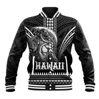 Hawaiian Ikaika Warrior Baseball Jacket Tribal Pattern