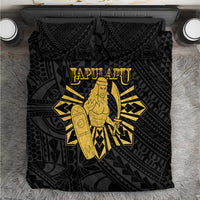 Philippines Tribal Bedding Set King Lapu Lapu Gold Version
