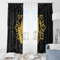 Philippines Tribal Window Curtain King Lapu Lapu Gold Version