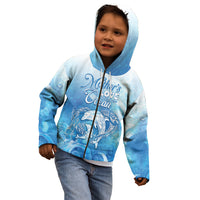 Mother's Love Is Deeper Than Ocean Kid Hoodie Polynesian Style