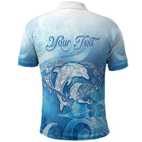Mother's Love Is Deeper Than Ocean Polo Shirt Polynesian Style
