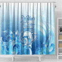 Mother's Love Is Deeper Than Ocean Shower Curtain Polynesian Style